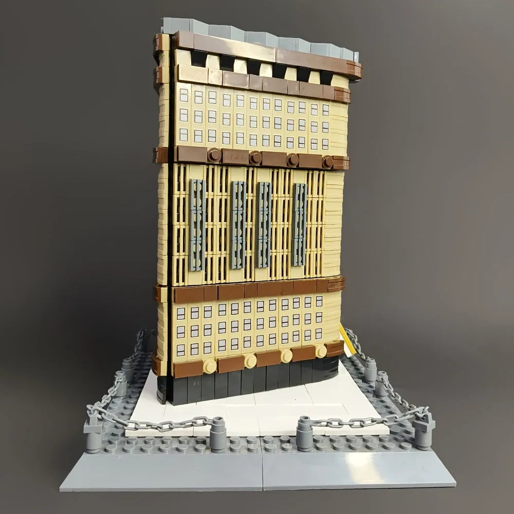 Building Blocks MOC Architecture New York Flatiron Bricks Kids Toys 4220 Construction Set Toys - 12