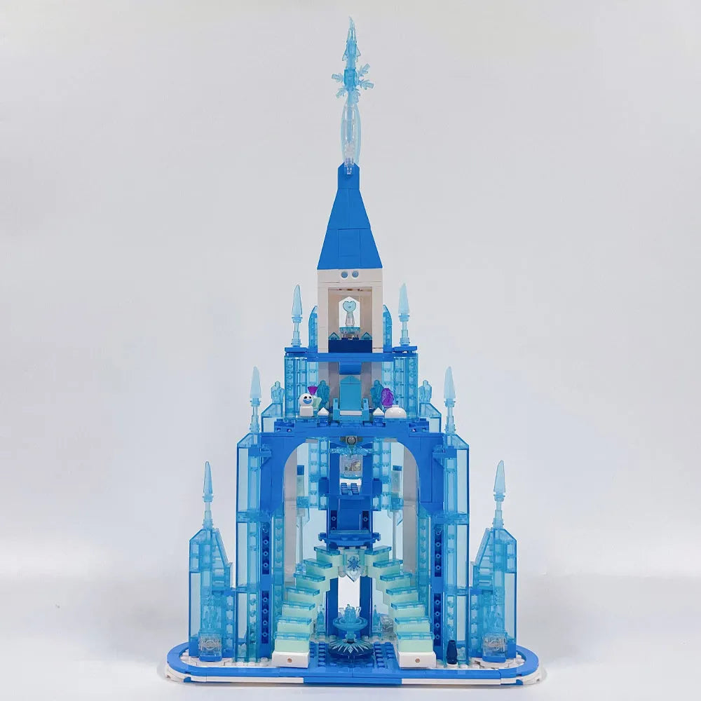 Building Blocks Creative MOC Expert Frozen Ice Castle Bricks Toy Construction Set Toys - 4