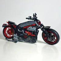 Thumbnail for Building Blocks MOC Super Speed 1260S Racing Motorcycle Bricks Kids Toy - 10