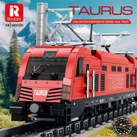 Thumbnail for Building Blocks Tech Taurus European Electric Passenger Train Bricks Toy Construction Set Toys - 2