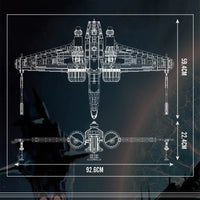 Thumbnail for Building Blocks Star Wars MOC ARC-170 Starfighter Bricks Toy - 4