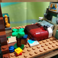 Thumbnail for Building Blocks Ideas Expert MOC A Frame Cabin House Bricks Toy Construction Set Toys - 4