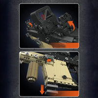 Thumbnail for Building Blocks Military MOC Motorized KRISS Vector SMG Gun Bricks Toy - 5