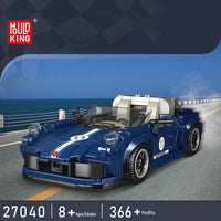 Thumbnail for Building Blocks Tech Mini Porsche 911 Targa Speed Champions Bricks Toy Construction Set Toys - 2
