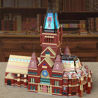 Thumbnail for Building Blocks Creator Expert MOC Harvard Memorial Hall Bricks Toy - 3