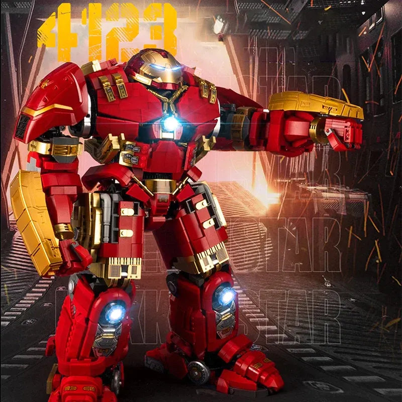 Building Blocks MOC Mecha MK44 Hulkbuster Armor Robot Bricks Toy Construction Set Toys - 3