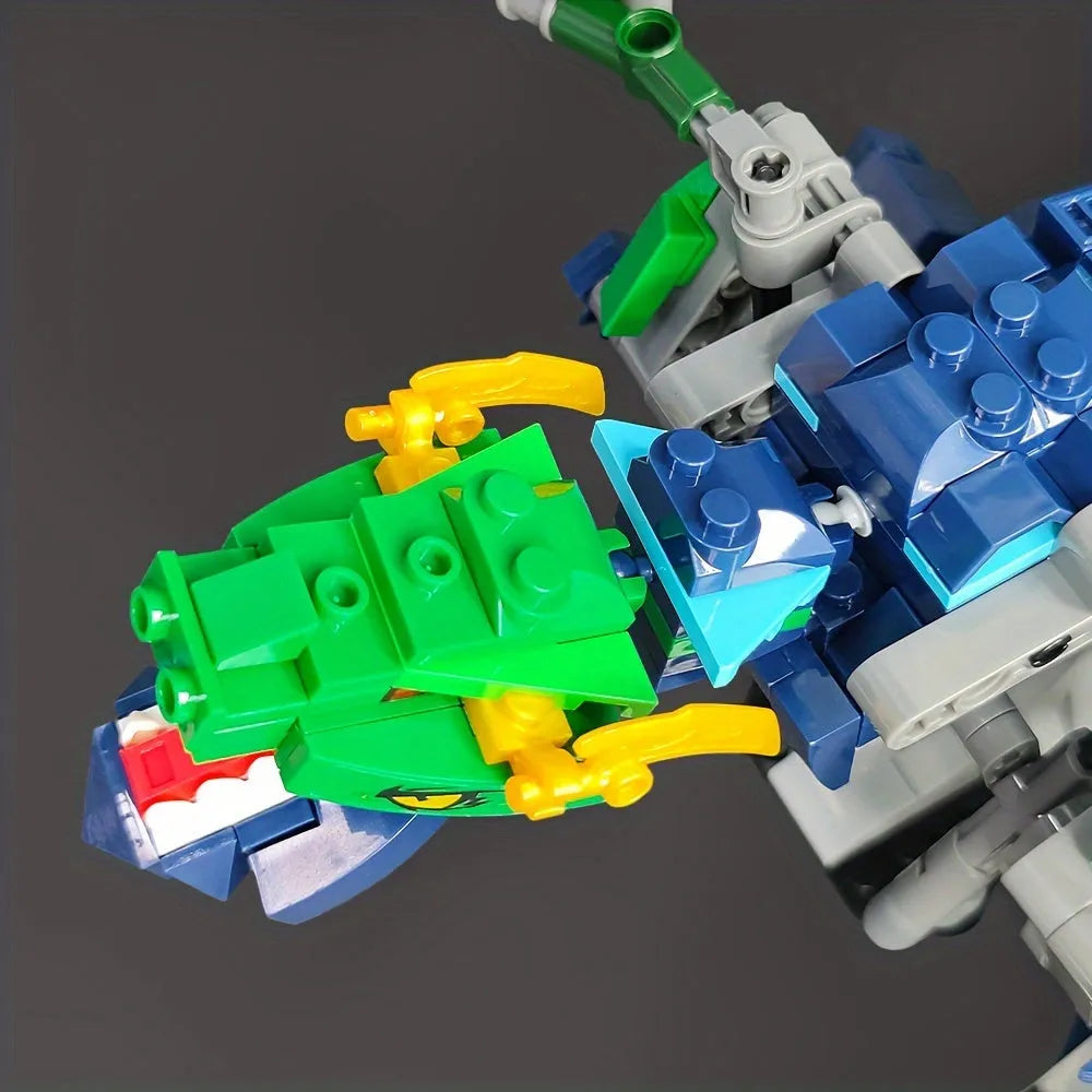 Building Blocks Creator Ideas Movie MOC Legendary Dragon Bricks Toy - 6