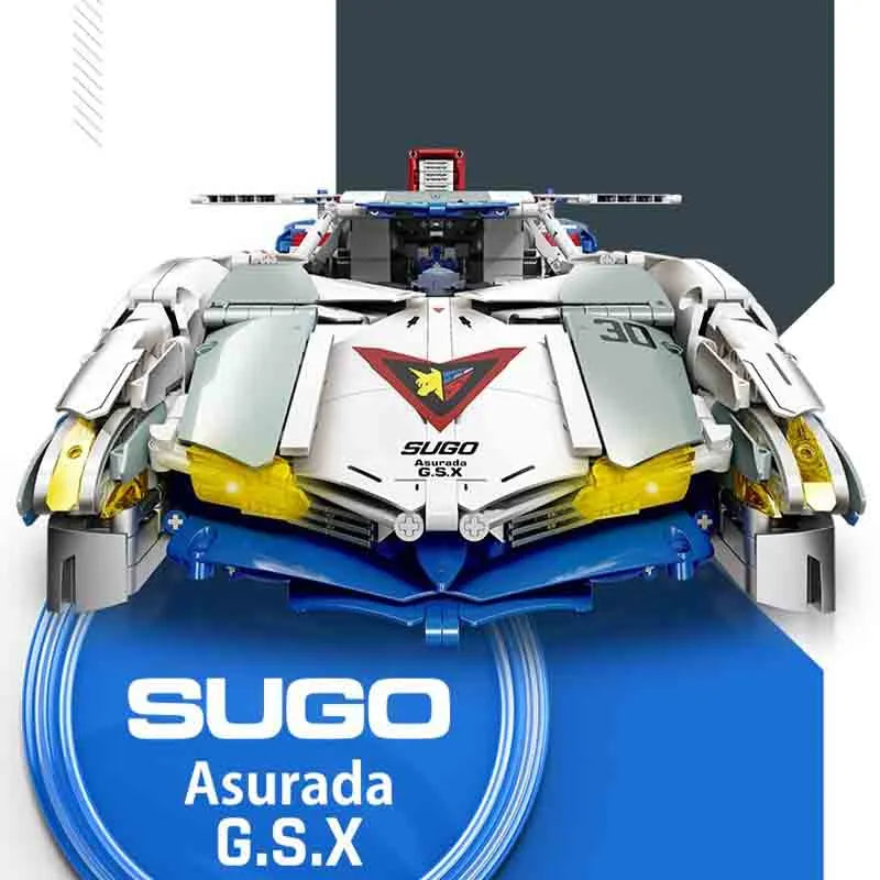 Building Blocks Technic MOC SUGO Asurada GSX Sports Car Bricks Toy Construction Set Toys - 4