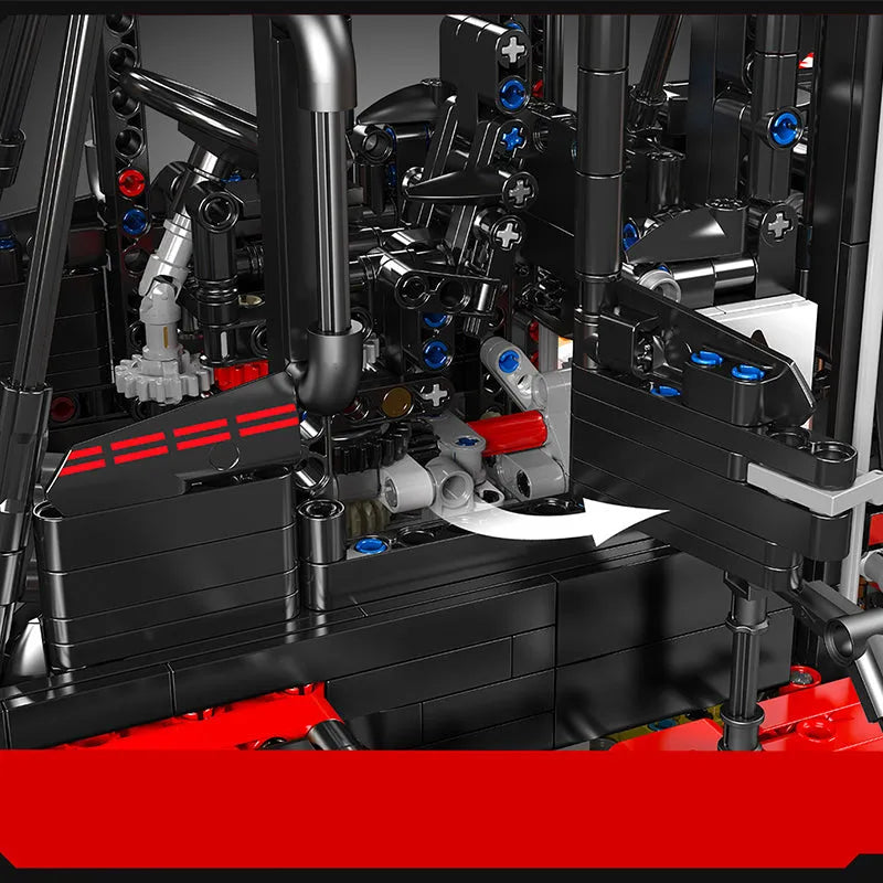 Building Blocks Tech Motorized Heavy Duty Forklift Truck Bricks Toy - 6