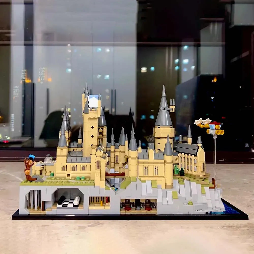 Building Blocks MOC Harry Potter Hogwarts Castle and Grounds Bricks Toy - 3