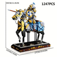 Thumbnail for Building Blocks Creator Expert MOC Medieval Age Of Knight Bricks Toy - 5