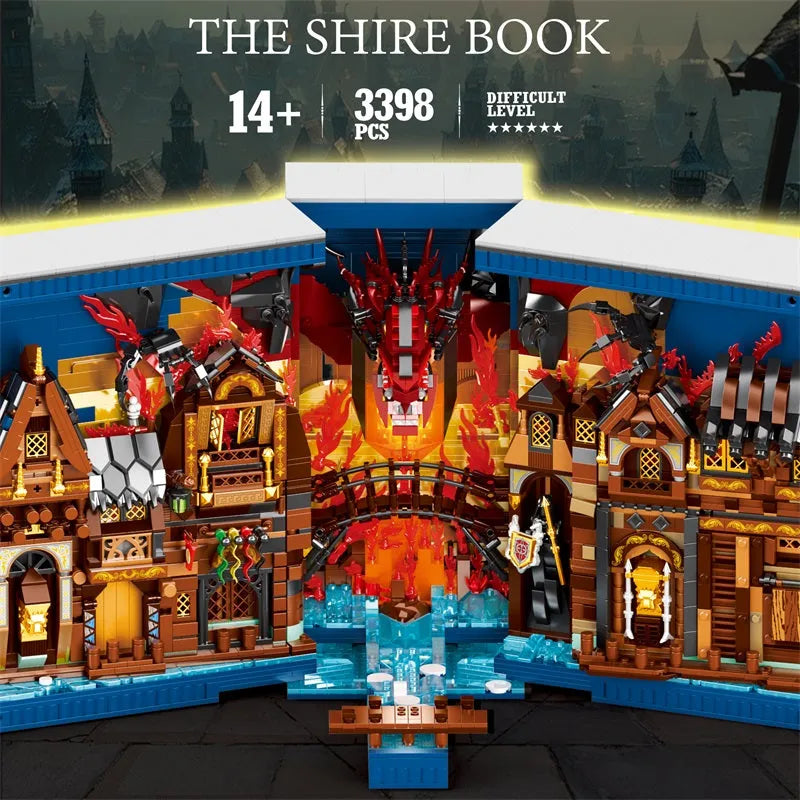 Building Blocks Lord of Rings Movie MOC Hobbit Book Bricks Toy Construction Set Toys - 5