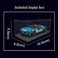 Thumbnail for Building Blocks Tech Mini AMG GTC Speed Champions Bricks Toy Construction Set Toys - 6