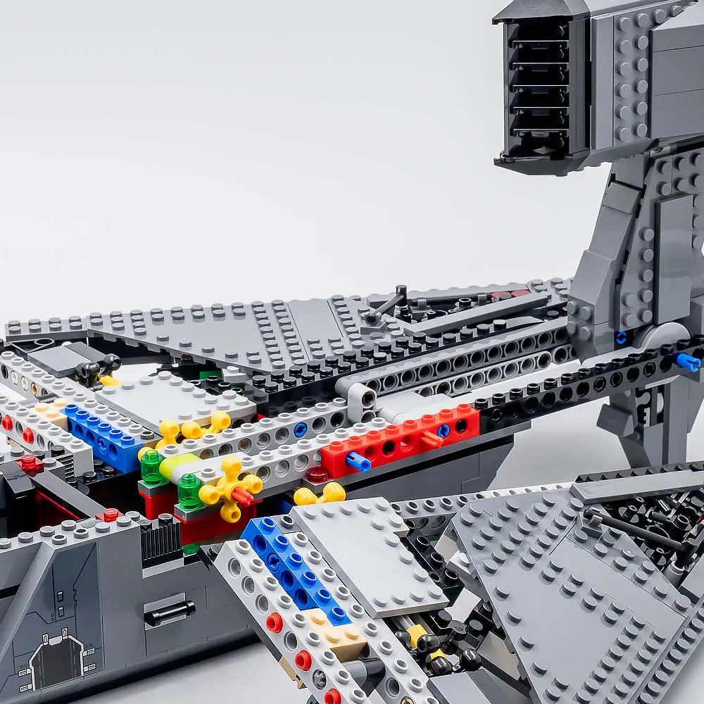 Building Blocks Star Wars MOC The Justifier Space Shuttle Bricks Toy - 5
