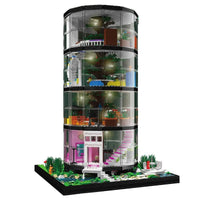 Thumbnail for Building Blocks Creator Expert MOC City Transparent Tower Bricks Toy Construction Set Toys - 1