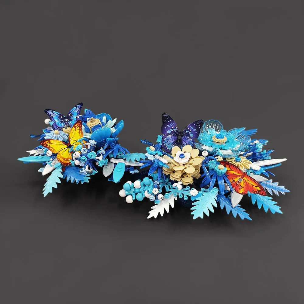 Building Blocks Ideas Creator Expert Dried Flower Decoration Bricks Toy Construction Set Toys - 4