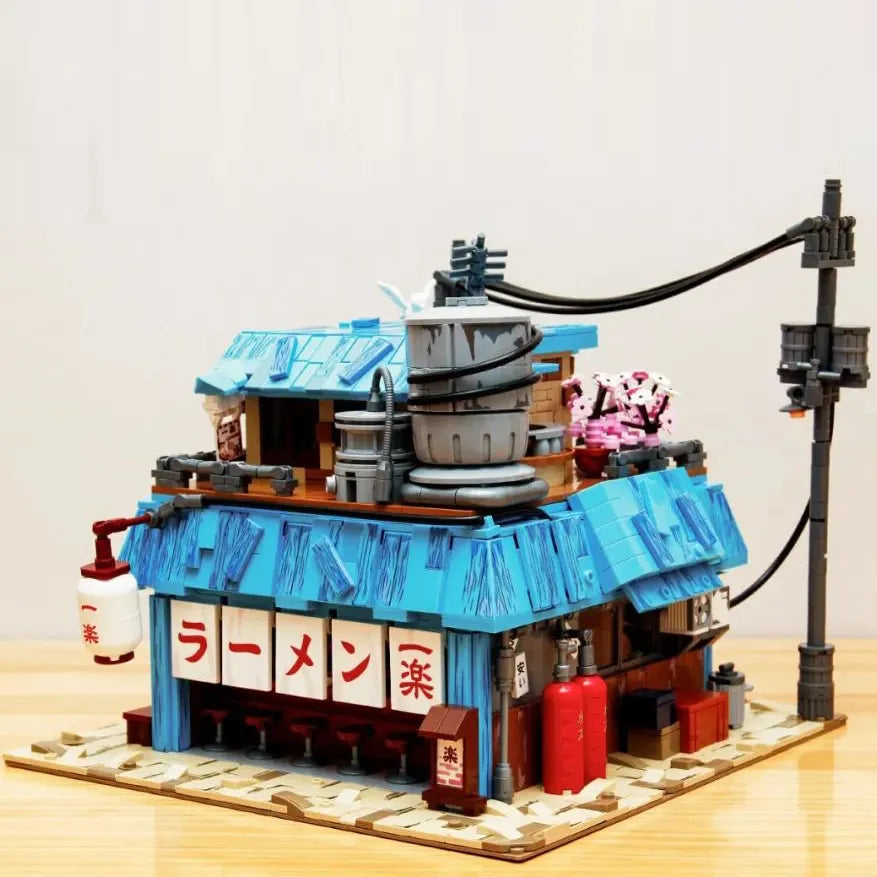 Building Blocks Creator Experts Japanese Noodle House Shop Bricks Toys - 5