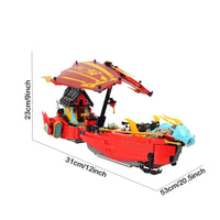 Thumbnail for Building Blocks Movie Ninjago Destiny Bounty Race Against Time Bricks Toy Construction Set Toys - 1