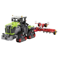 Thumbnail for Building Blocks Tech MOC Motorized Xerion 5000 Tractor TS Bricks Toy - 4