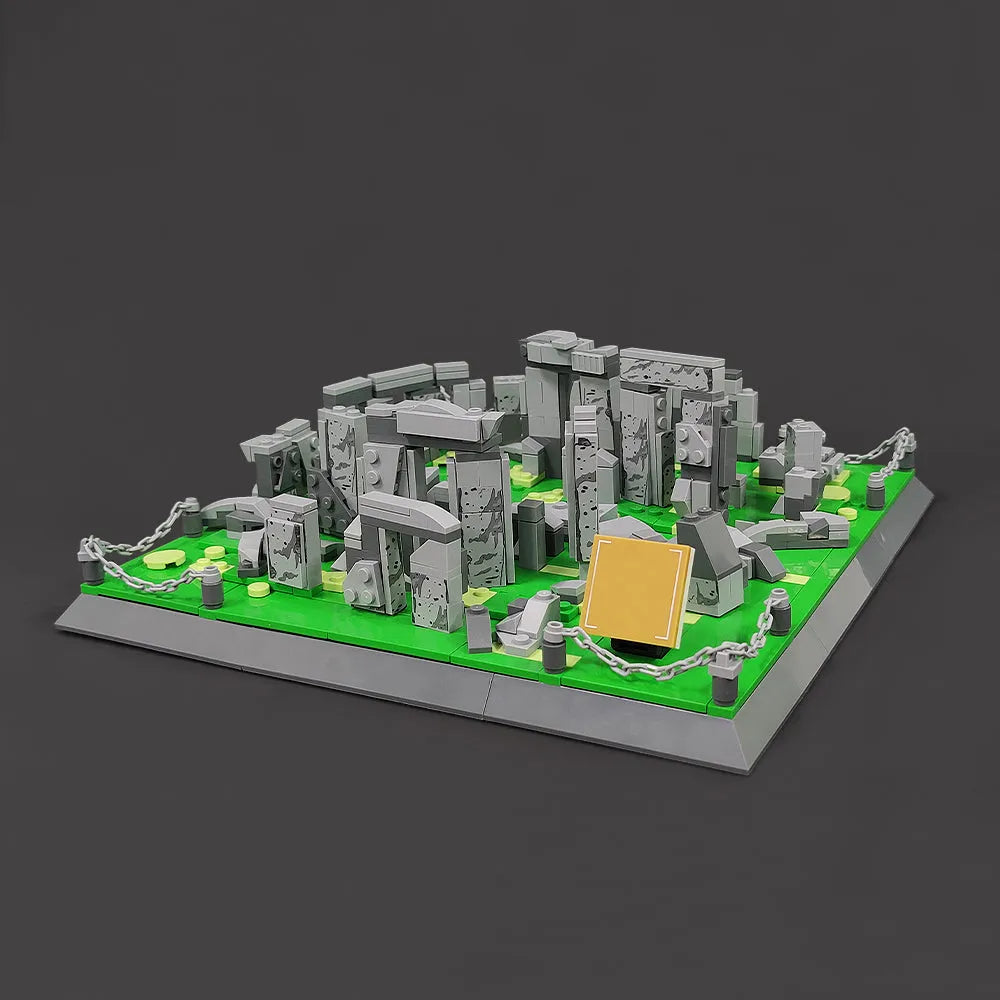 Building Blocks Creator Expert England Stonehenge Wiltshire Bricks Toy Construction Set Toys - 5