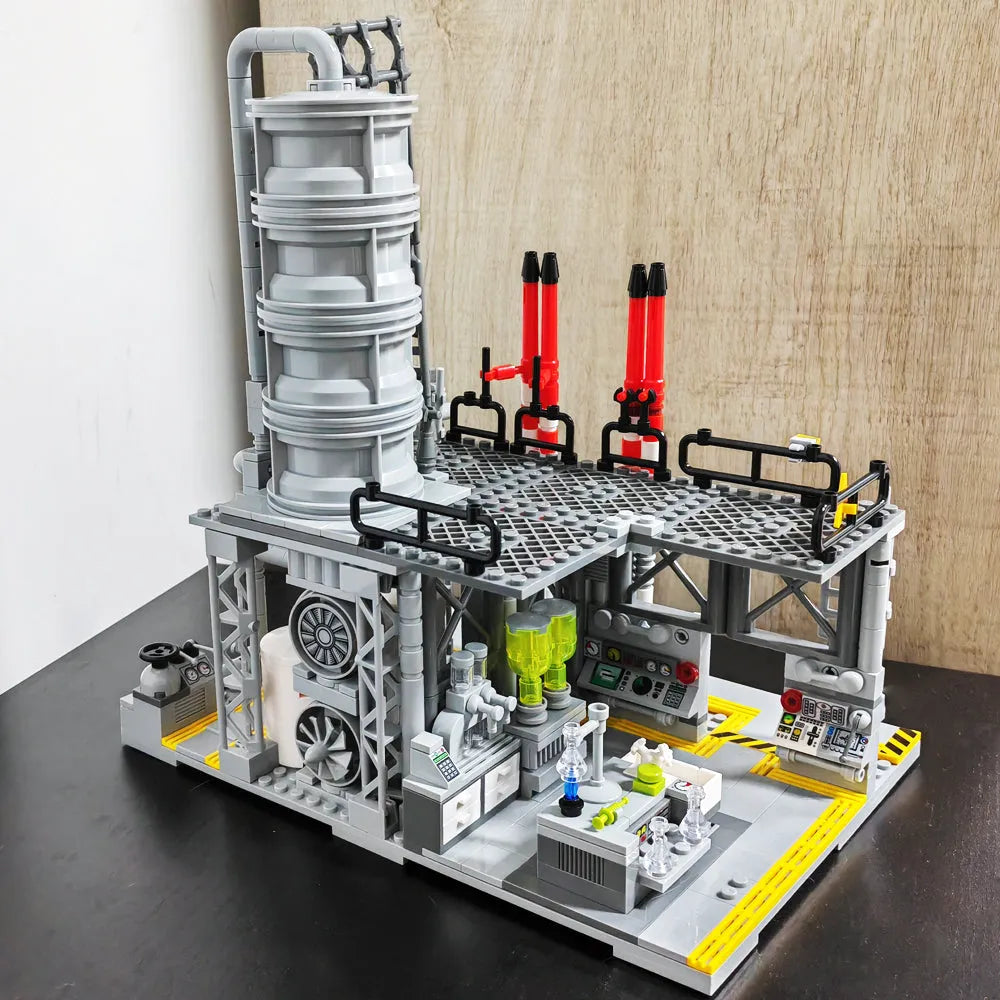 Building Blocks Creator Experts MOC City Chemical Plant Bricks Toy - 5