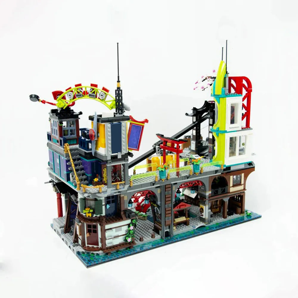 Building Blocks Block MOC Ninjago City Markets Bricks Toy - 7