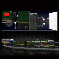 Thumbnail for Building Blocks Orient Express French Railways SNCF 231 Steam Locomotive Bricks Toy Construction Set Toys - 3