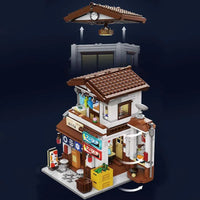 Thumbnail for Building Blocks Creator Expert MOC Japanese Style Canteen Bricks Toy Construction Set Toys - 6