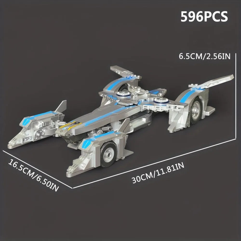 Building Blocks Tech MOC F1 Spiegel HP-022 Super Racing Car Bricks Toy Construction Set Toys - 2