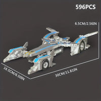 Thumbnail for Building Blocks Tech MOC F1 Spiegel HP - 022 Super Racing Car Bricks Toy - 2