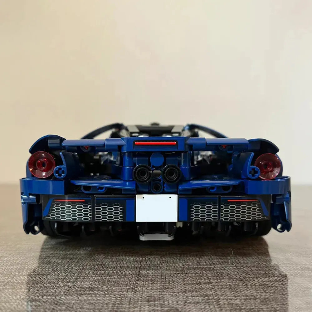 Building Blocks Technic MOC 2022 Ford GT Classic Racing Car Bricks Toy Construction Set Toys - 4