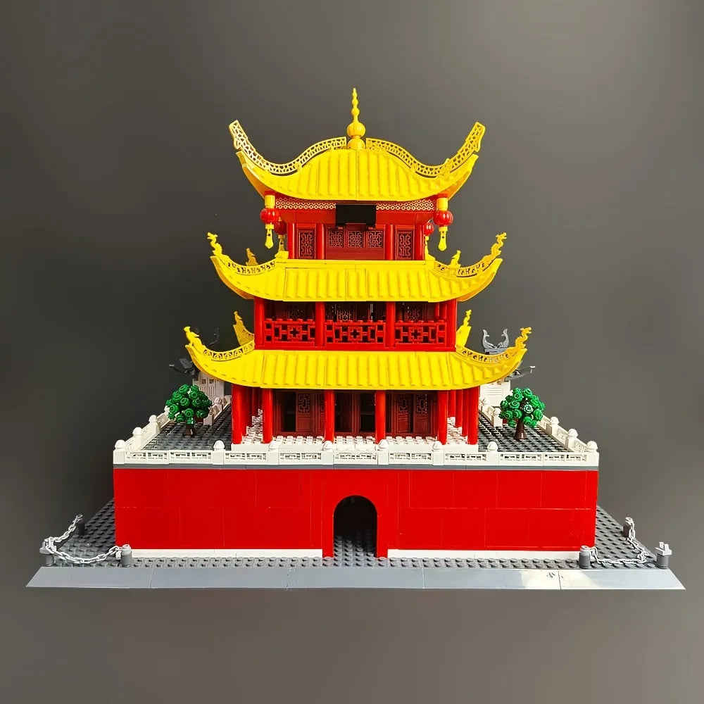Building Blocks Creator Expert MOC China Yueyang Tower Bricks Toy Construction Set Toys - 3