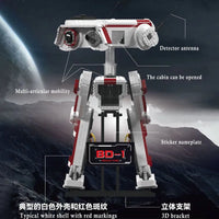 Thumbnail for Building Blocks Star Wars MOC The DB 1 Robot Bricks Toy 21052 - 5