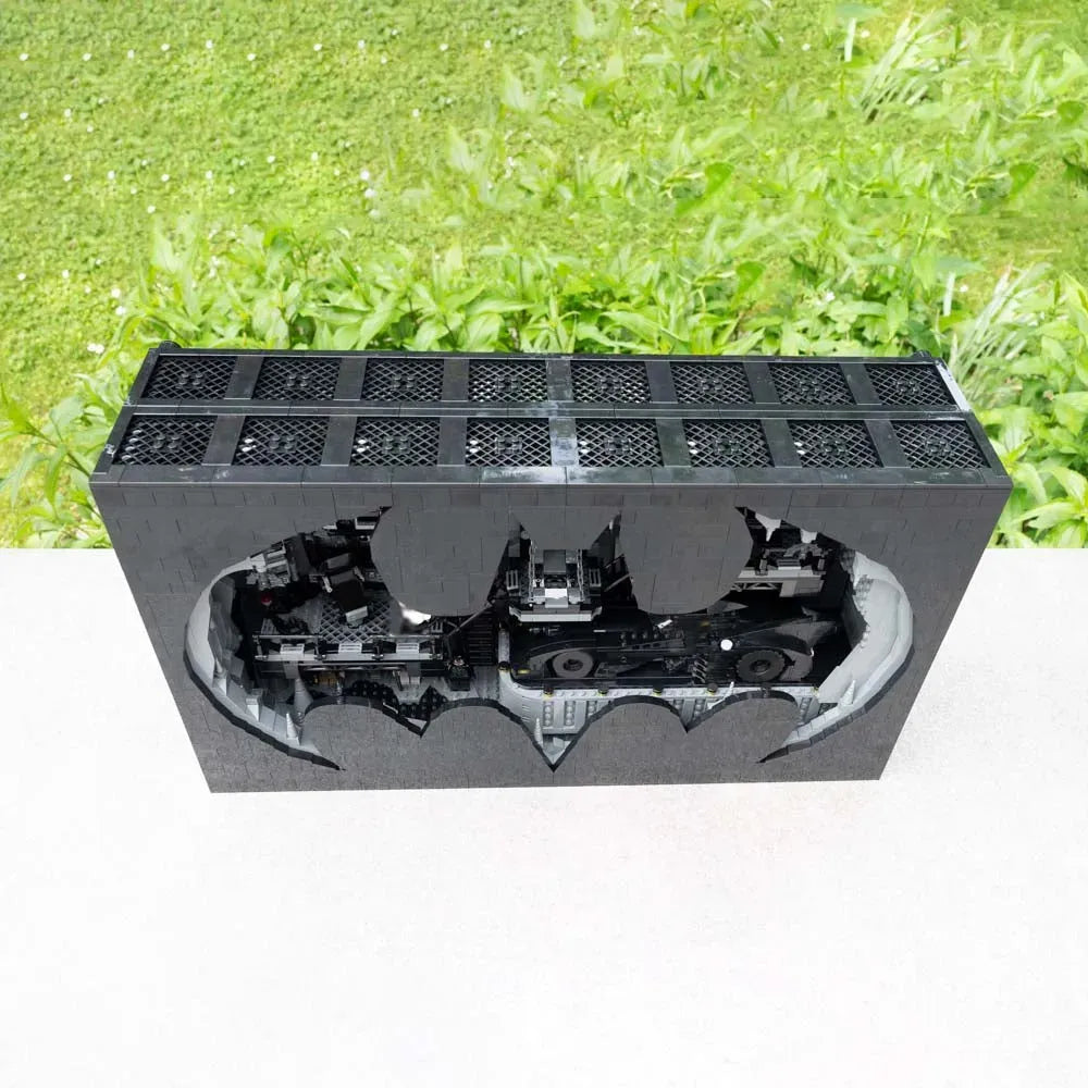 Building Blocks Super Hero MOC Batcave Shadow Box Bricks Toy - 5
