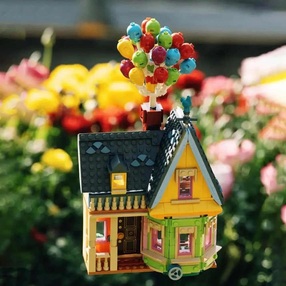Building Blocks Creator Expert MOC Up Balloon House Bricks Toy - 4