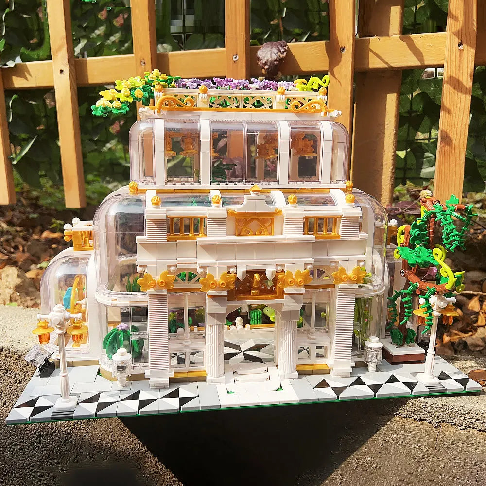 Building Blocks MOC Expert Neoclassical Botanical Garden Bricks Toy Construction Set Toys - 3