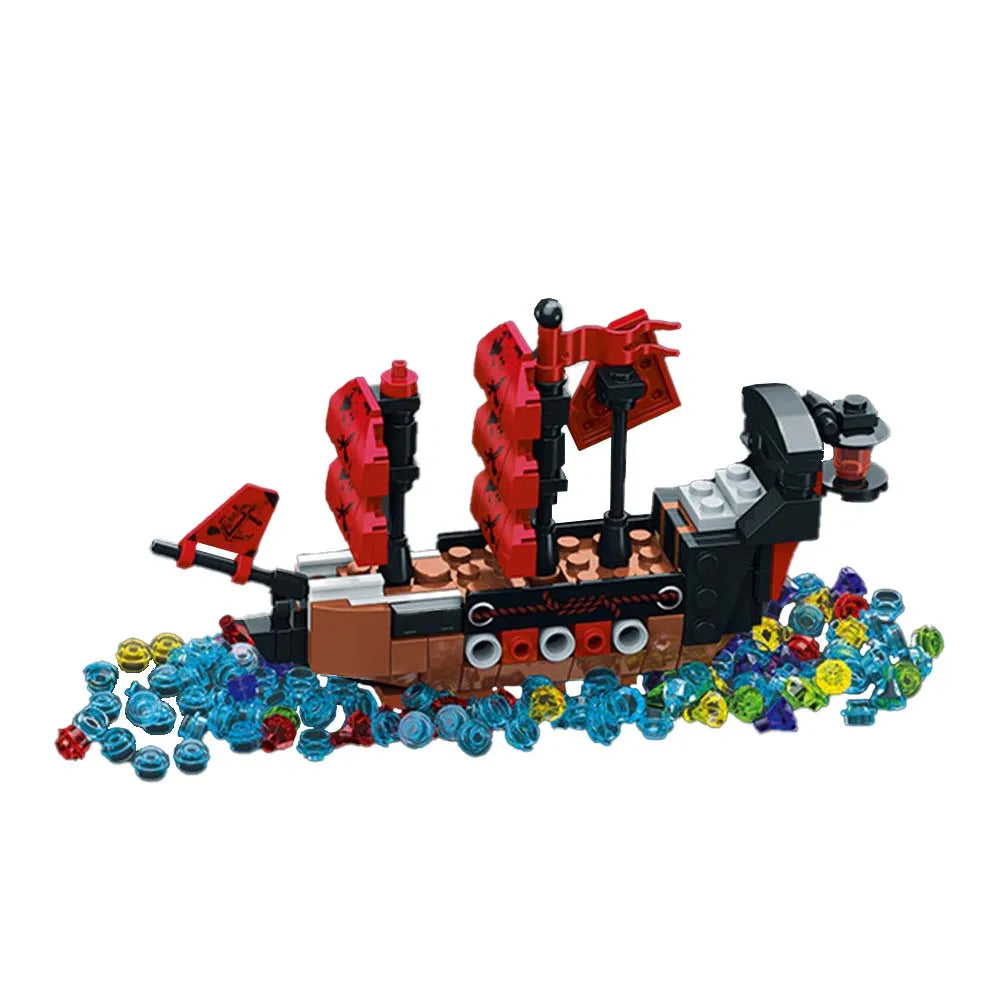 Building Blocks Creator Expert Ideas Ship In A Bottle Bricks Toy - 10