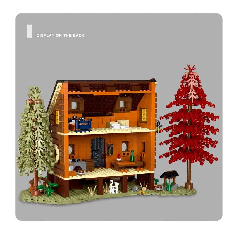 Building Blocks Creator Expert MOC Forest Cabin Bricks Toy Construction Set Toys - 5