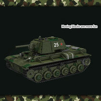 Thumbnail for Building Blocks Military Motorized KV - 1 Heavy Tank Bricks Toy - 3
