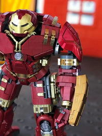 Thumbnail for Building Blocks Mech MOC MK44 Hulkbuster Armor Robot Bricks Toy Construction Set Toys - 4