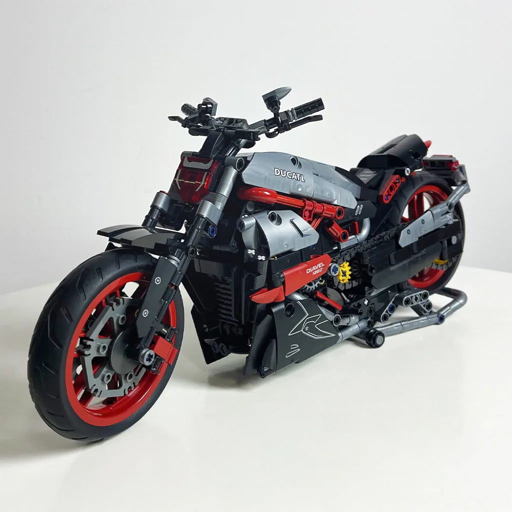 Building Blocks MOC Super Speed 1260S Racing Motorcycle Bricks Kids Toy Construction Set Toys - 11