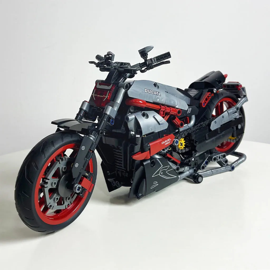 Building Blocks MOC Super Speed 1260S Racing Motorcycle Bricks Kids Toy - 11