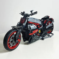 Thumbnail for Building Blocks MOC Super Speed 1260S Racing Motorcycle Bricks Kids Toy Construction Set Toys - 11