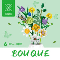 Thumbnail for Building Blocks Creator Expert Ideas Flowers Bouquet Bricks Toy Construction Set Toys - 2