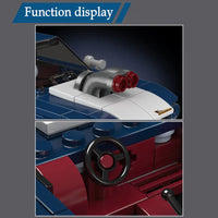Thumbnail for Building Blocks Tech Mini Mustang 1967 Speed Champions Car Bricks Toy Construction Set Toys - 3