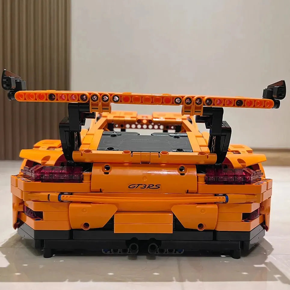 Building Blocks MOC Tech Porsche 911 GT3 RS Racing Car Bricks Toy - 4