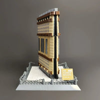 Thumbnail for Building Blocks MOC Architecture New York Flatiron Bricks Kids Toys 4220 - 13
