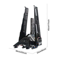 Thumbnail for Building Blocks Star Wars MOC Krennic Imperial Shuttle Bricks Toy - 1