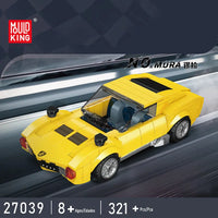Thumbnail for Building Blocks Tech Mini Lambo Miura Speed Champions Racers Bricks Toy Construction Set Toys - 2