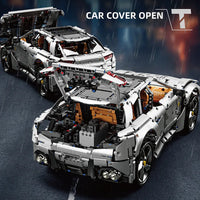 Thumbnail for Building Blocks Tech MOC Ferrari Purosangue SUV Supercar Bricks Toy - 4
